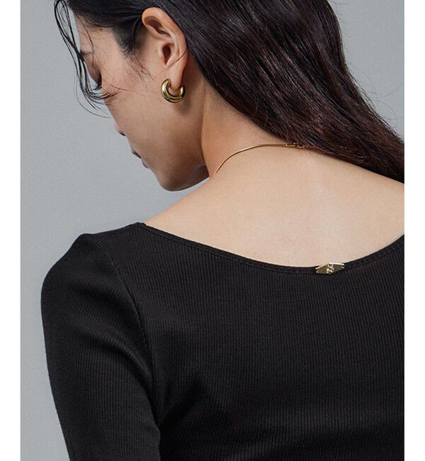 SALON adam et rope'「Hug Silkラウンドネックプルオーバー 2 / 新色追加」|Tシャツ・カットソー|