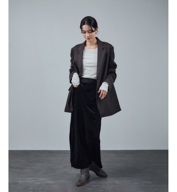 SALON adam et rope'「Hug Silkラウンドネックプルオーバー 2 / 新色追加」|Tシャツ・カットソー|