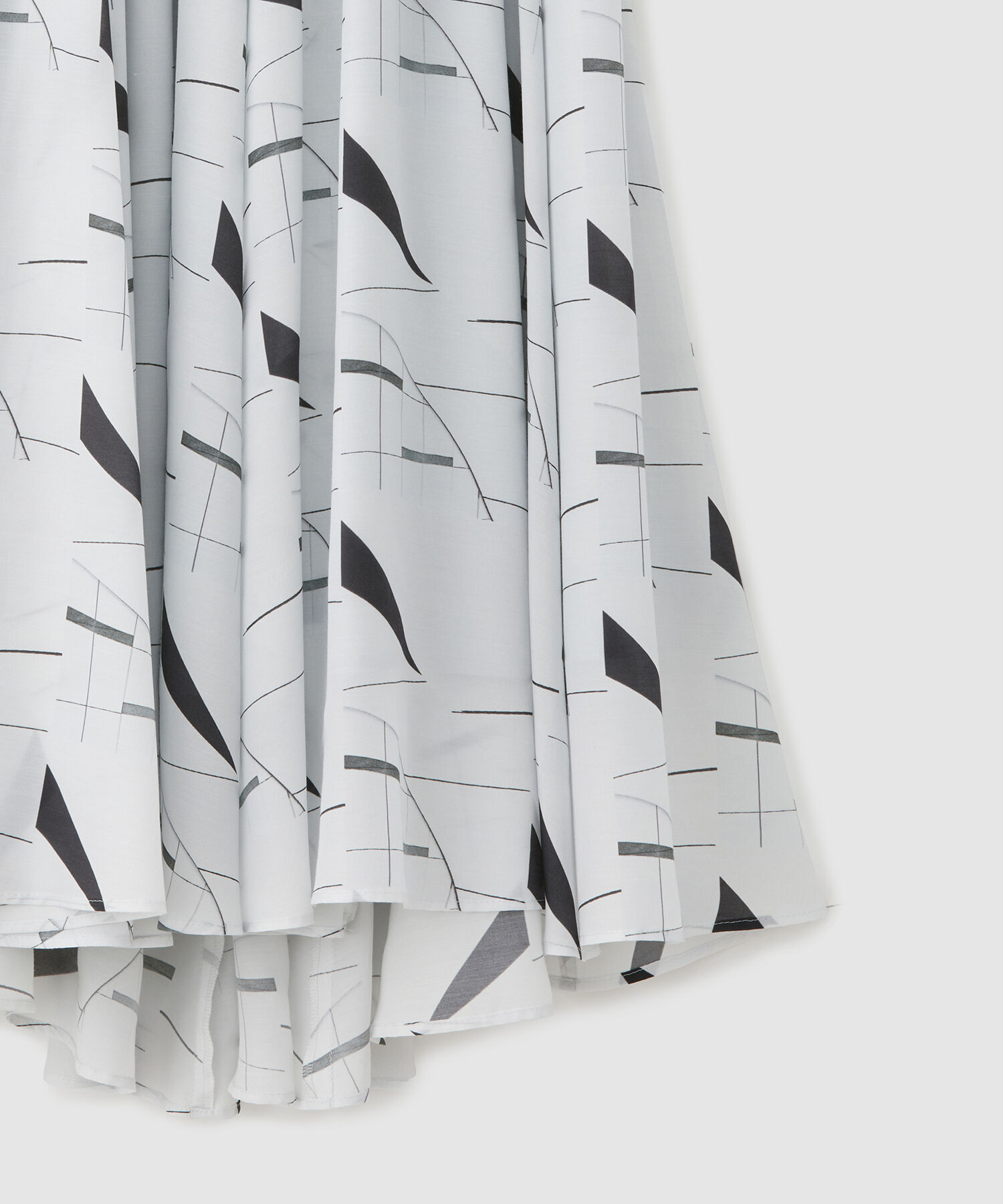 ROPE「プリントギャザーフレアスカート/セットアップ対応」|スカート|