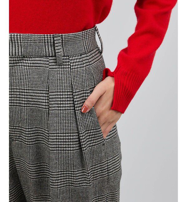ROPE「ウールレーヨンクラシック2タックパンツ(ヘリンボーン/グレンチェック)/セットアップ対応」|その他|