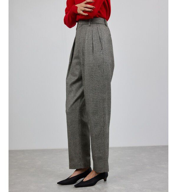 ROPE「ウールレーヨンクラシック2タックパンツ(ヘリンボーン/グレンチェック)/セットアップ対応」|その他|