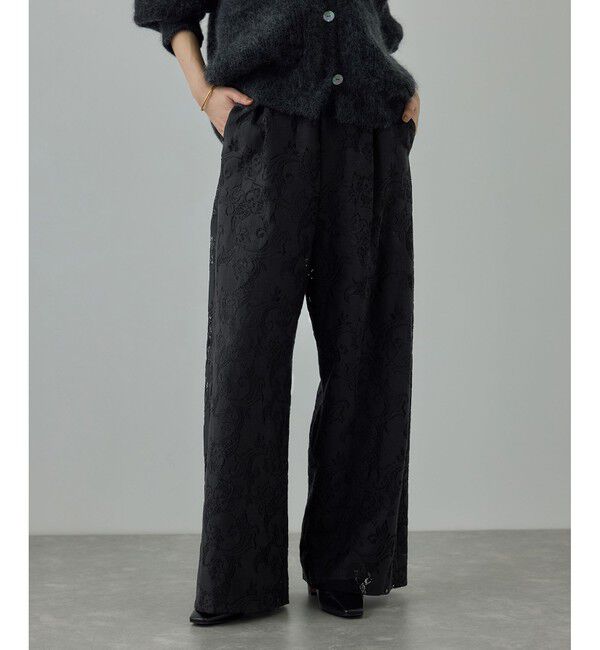 ROPE「フラワーレースイージーパンツ」|その他|