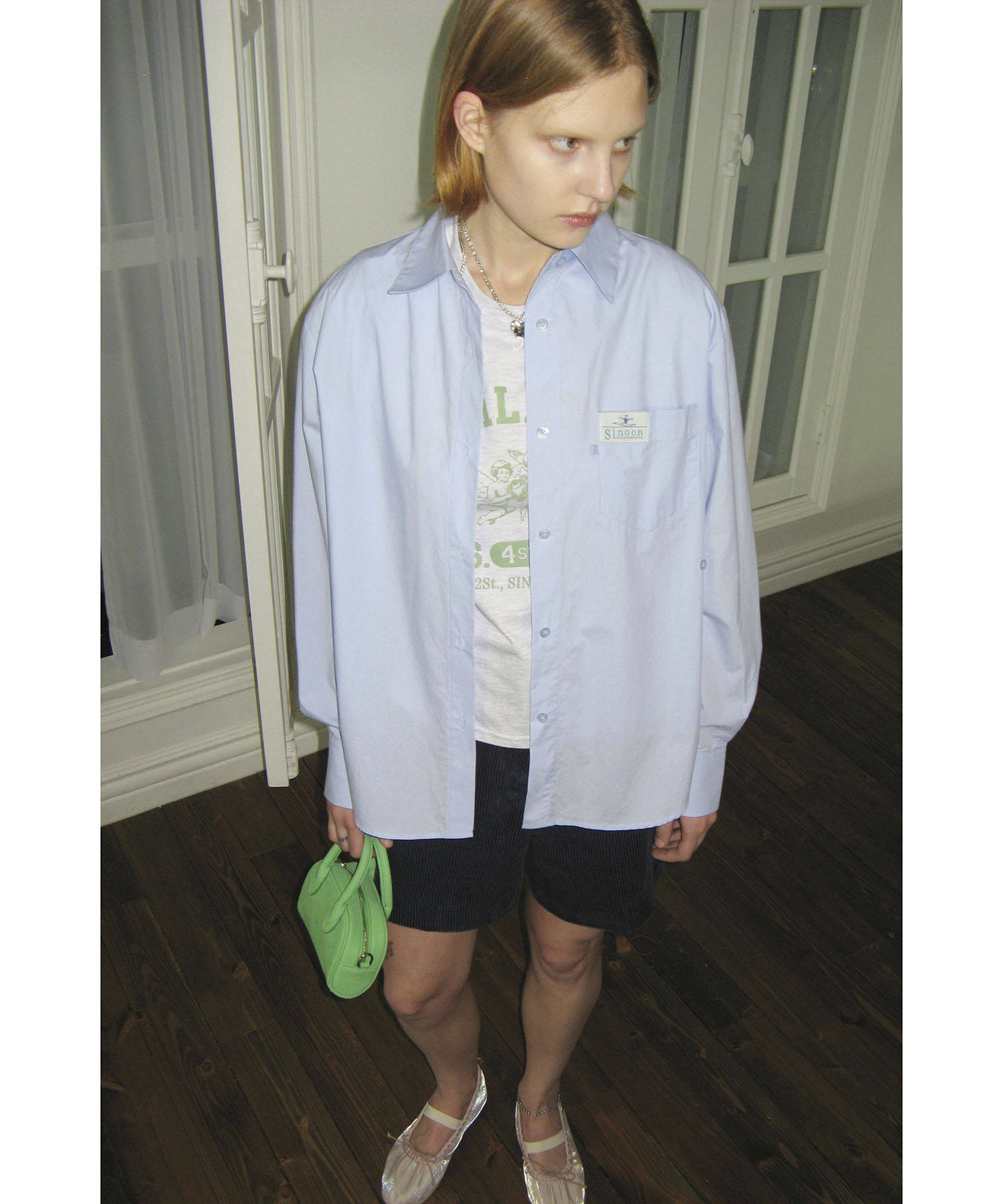 VIS「【韓国人気ブランド/sinoon】クラシックコットンシャツ」|シャツ・ブラウス|