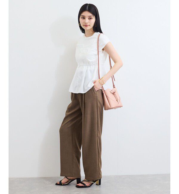 VIS「【WEB限定】ビスチェドッキングペプラムカットソー」|Tシャツ・カットソー|