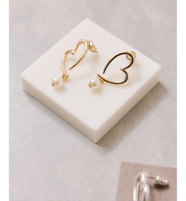VIS「揺れパールハートピアス」|ピアス|