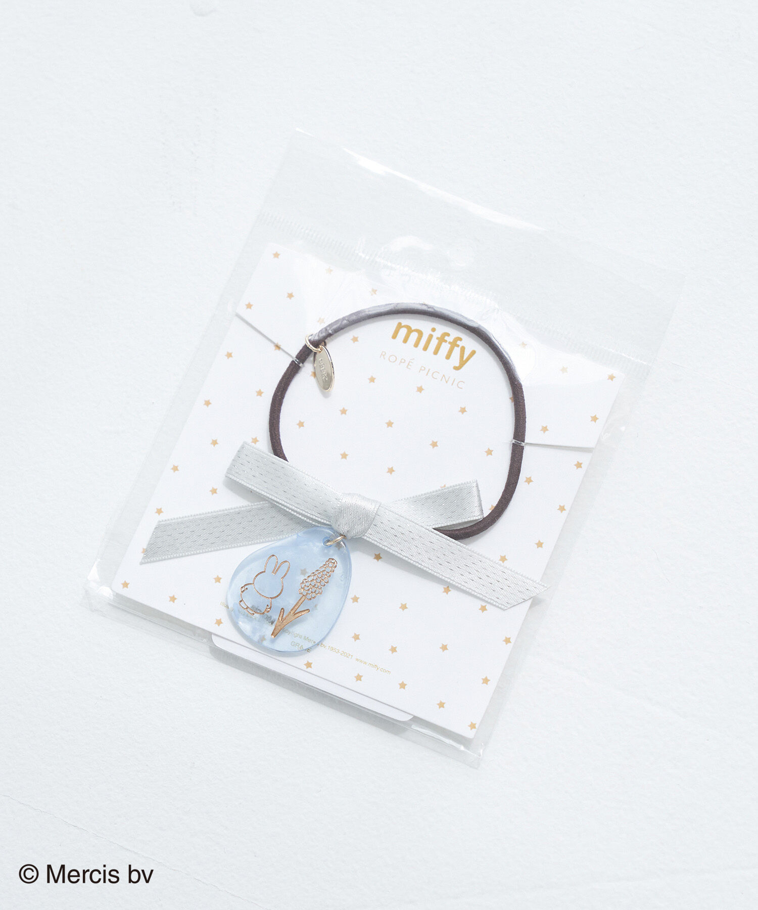 ROPE PICNIC PASSAGE「【miffy&times;ROPE' PICNIC】フラワーシャイニーリボンポニー」|ヘアゴム・シュシュ|