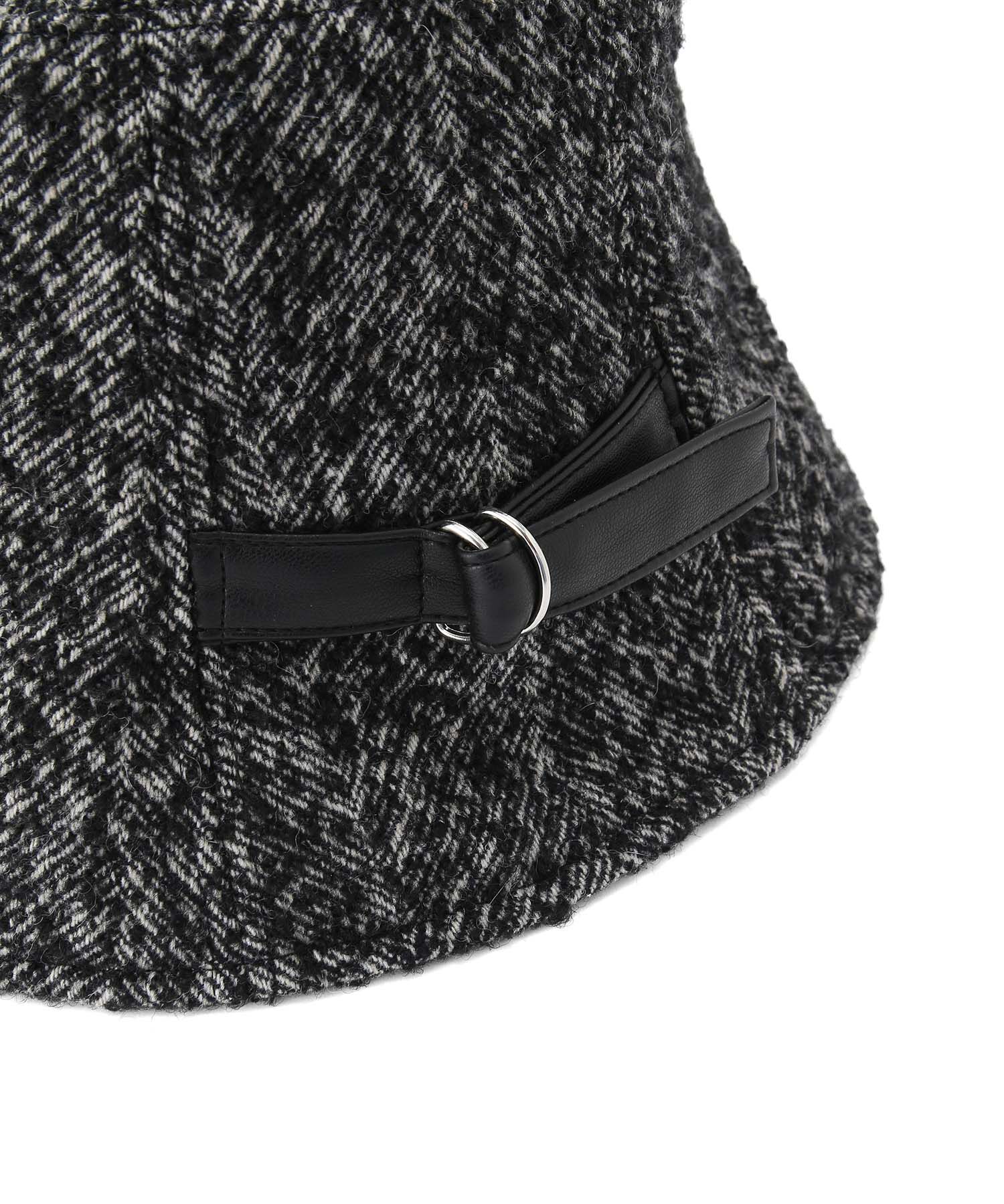 ROPE PICNIC PASSAGE「CYCLEWOOLモヘヤ混ヘリンボーンベルトハット」|ハット|