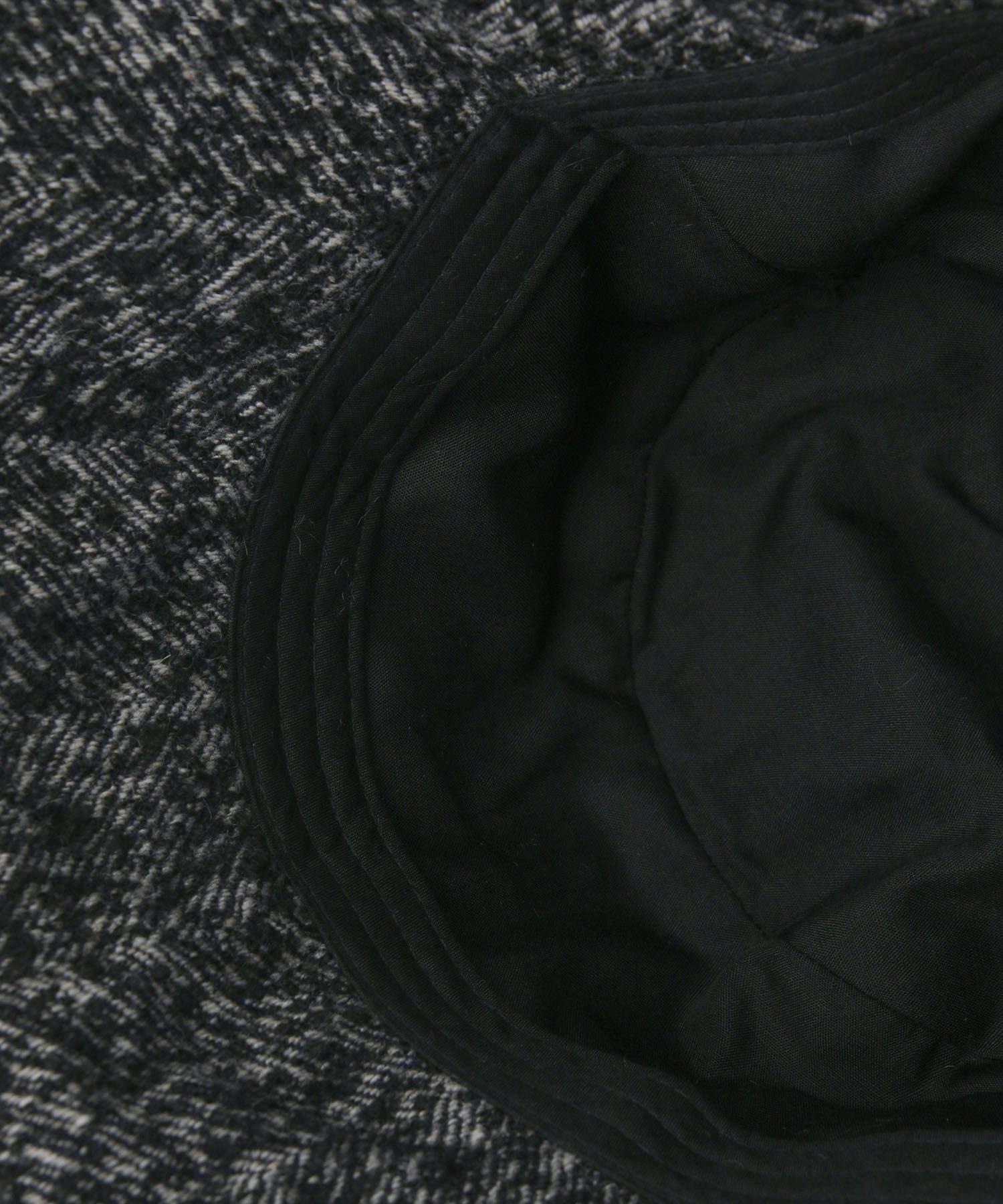 ROPE PICNIC PASSAGE「CYCLEWOOLモヘヤ混ヘリンボーンベルトハット」|ハット|