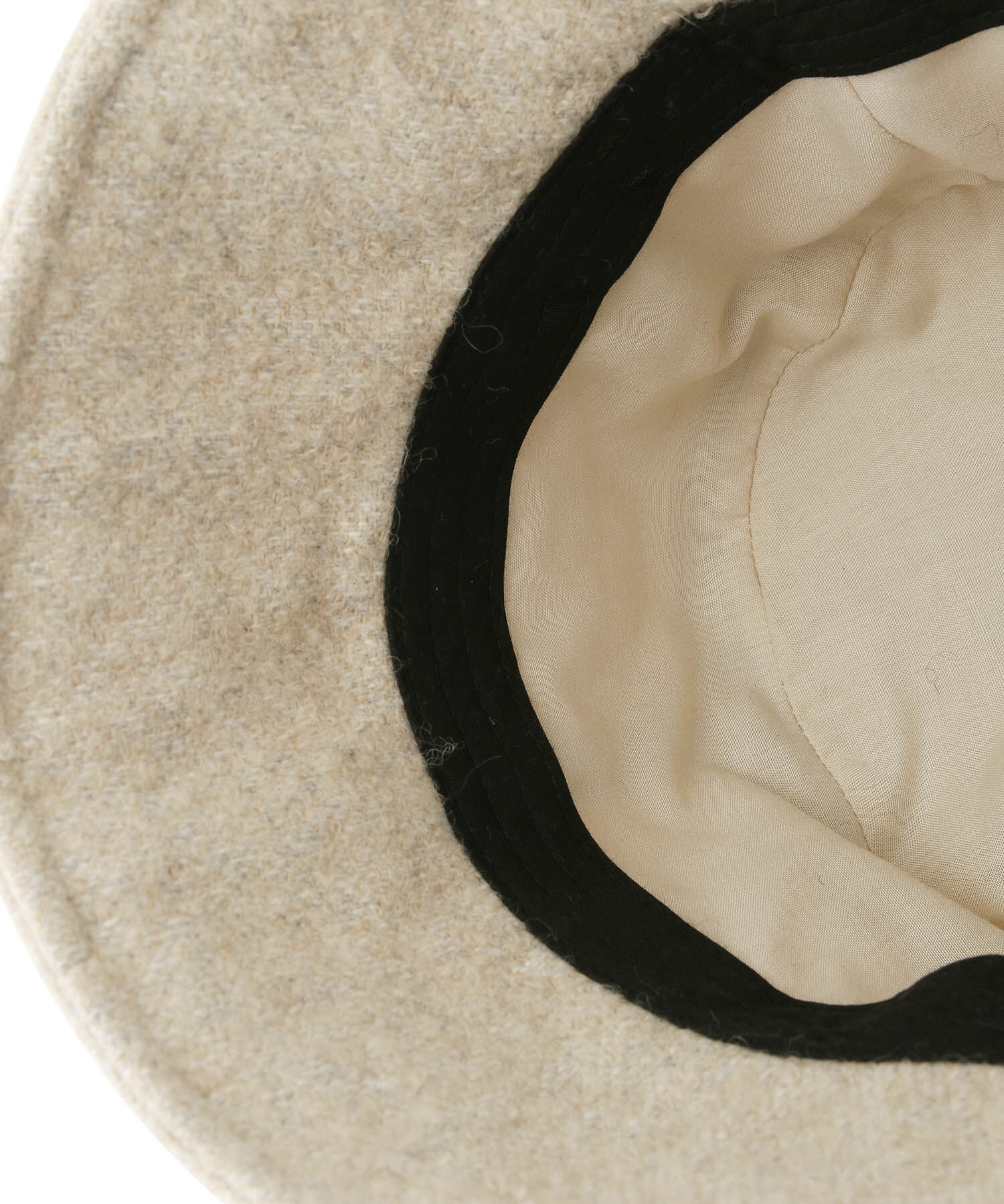 ROPE PICNIC PASSAGE「CYCLEWOOLモヘヤ混ヘリンボーンベルトハット」|ハット|