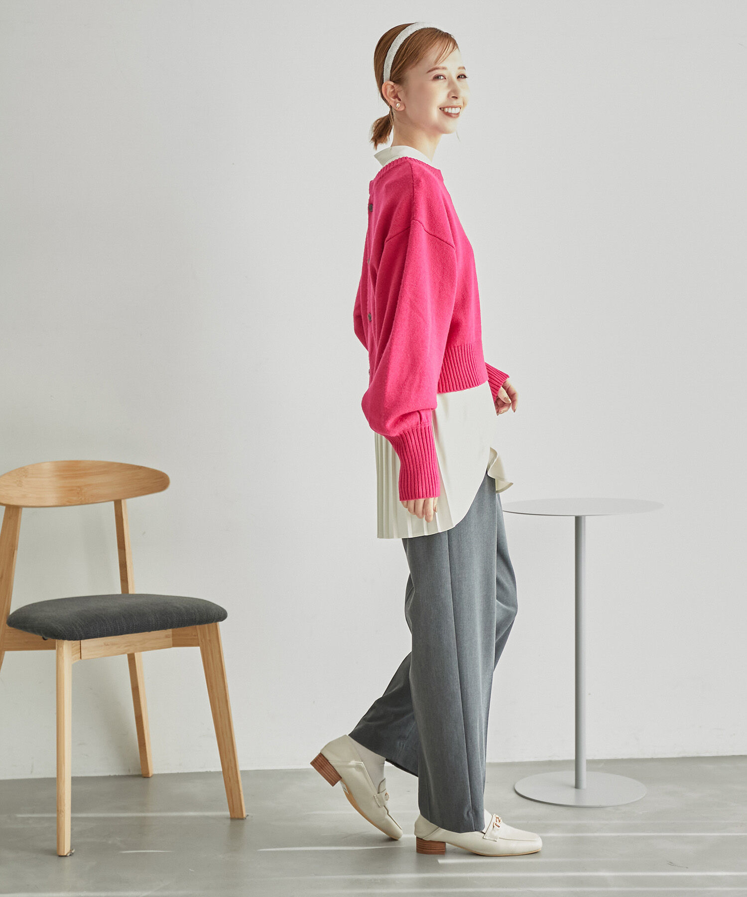 Rope&rsquo;Picnic「バックプリーツシャツブラウス」|シャツ・ブラウス|