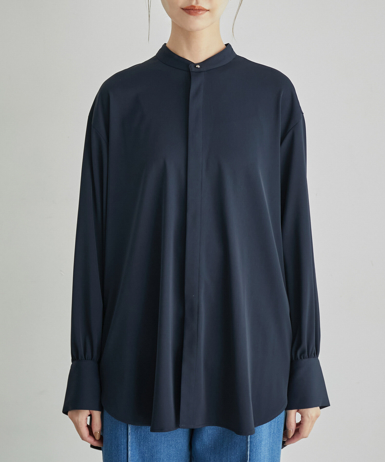 Rope&rsquo;Picnic「バックプリーツシャツブラウス」|シャツ・ブラウス|