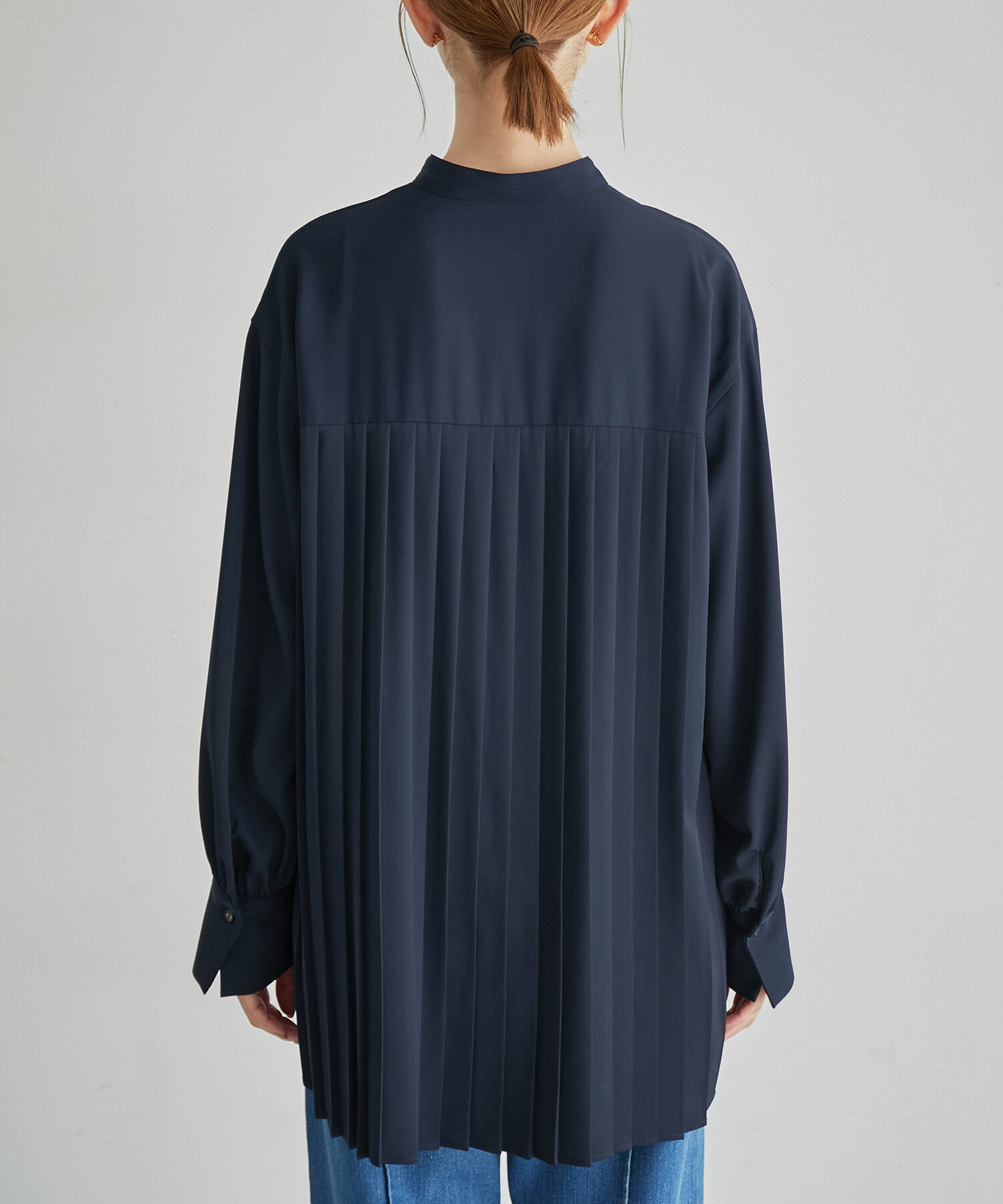 Rope&rsquo;Picnic「バックプリーツシャツブラウス」|シャツ・ブラウス|