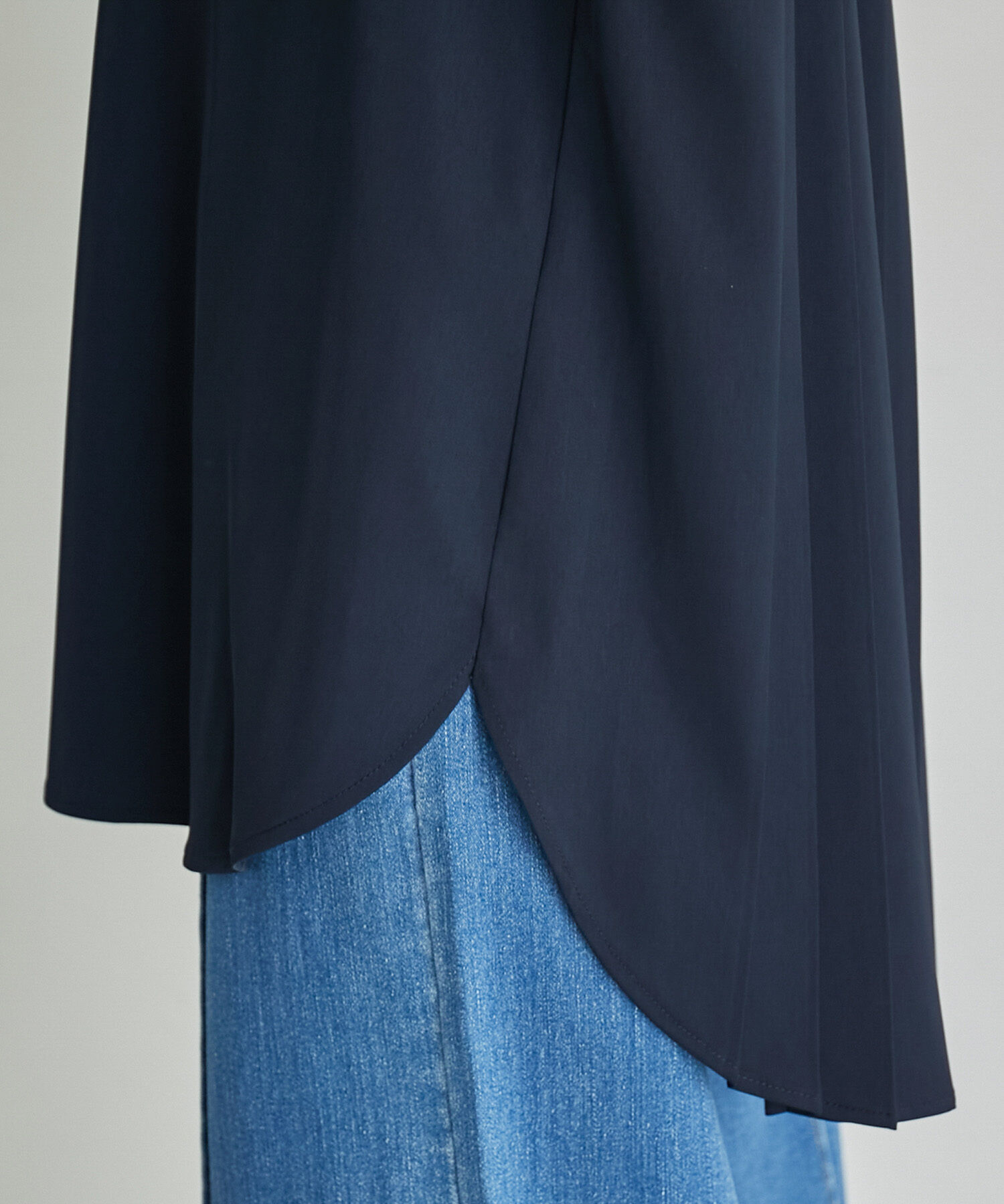 Rope&rsquo;Picnic「バックプリーツシャツブラウス」|シャツ・ブラウス|