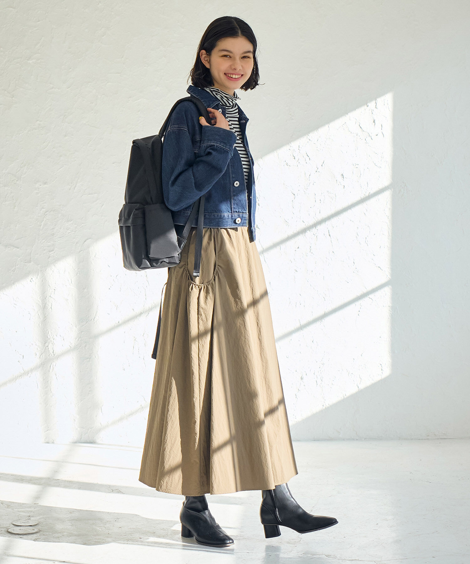 ROPE' PICNIC R「ショート丈デニムジャケット」|デニムジャケット|