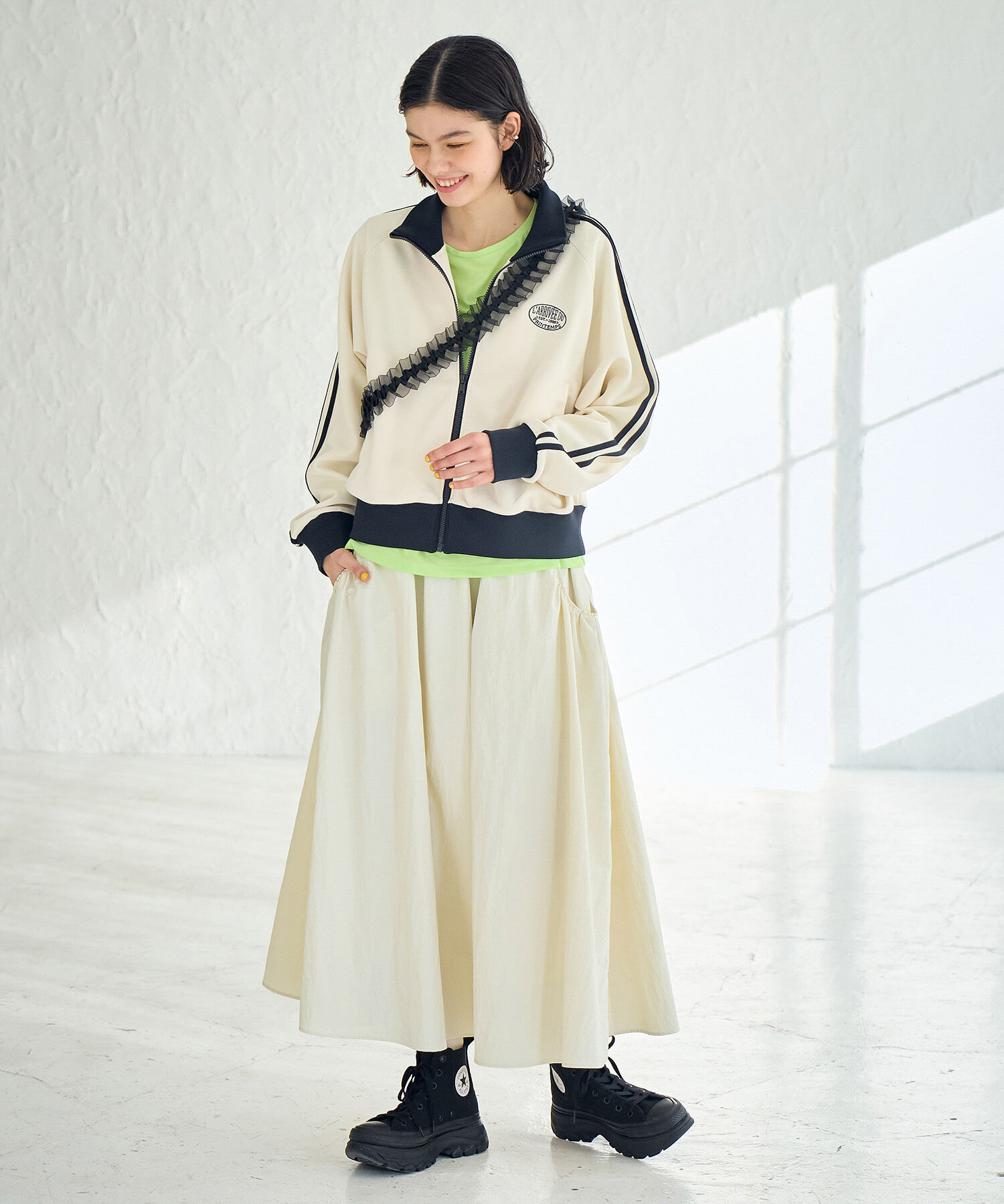 ROPE' PICNIC R「ナイロンギャザーポケットスカート」|スカート|