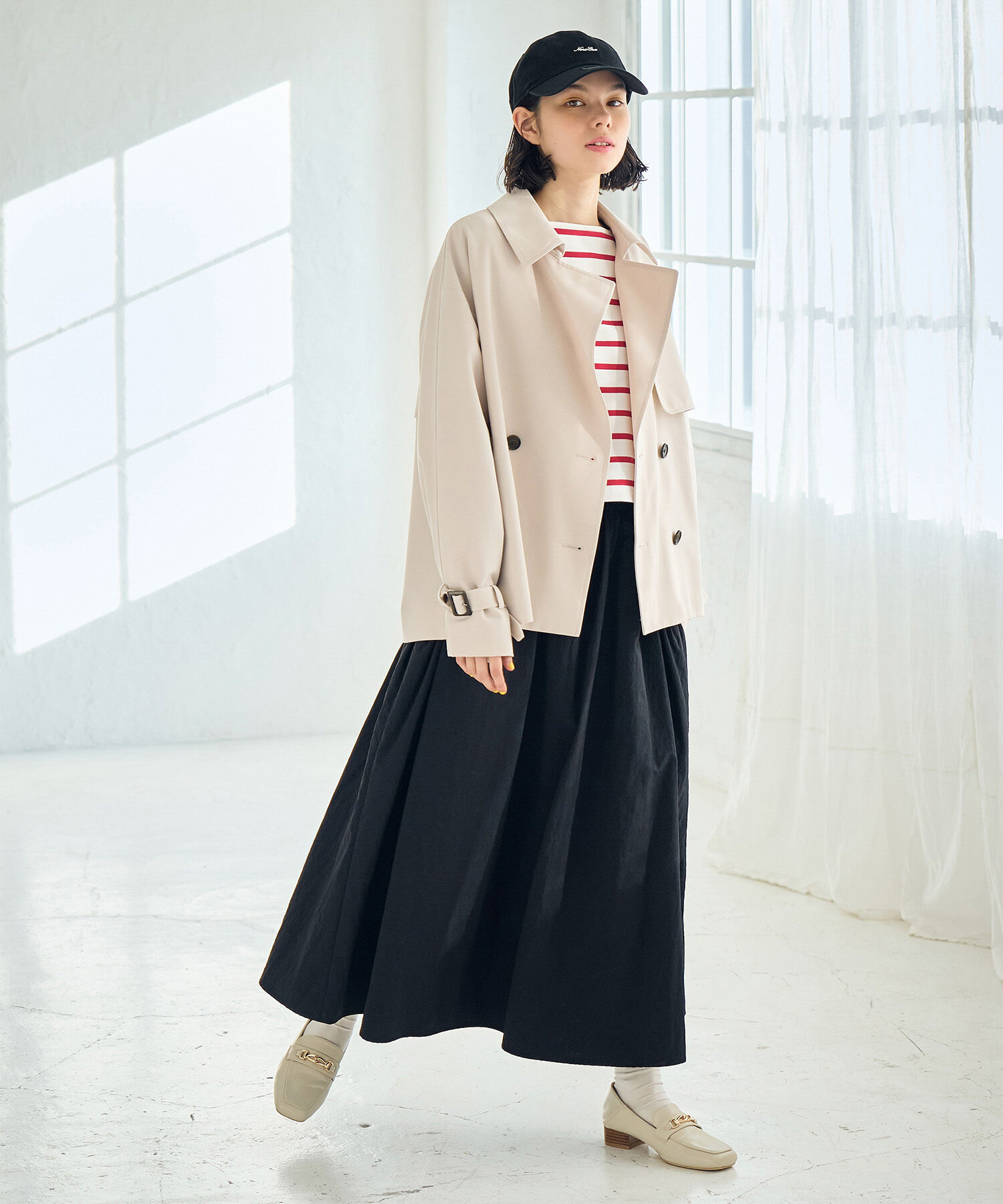 ROPE' PICNIC R「ナイロンギャザーポケットスカート」|スカート|