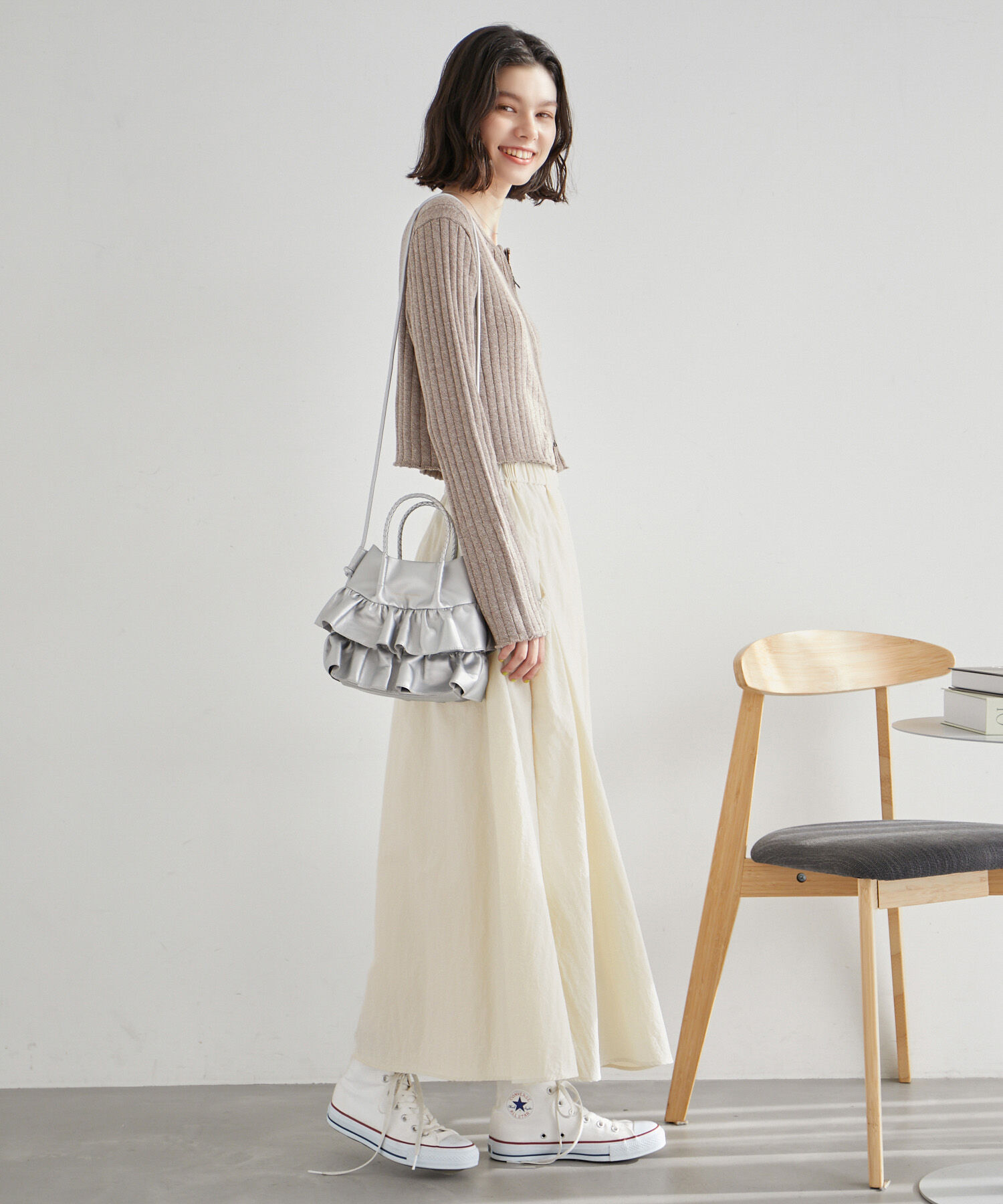 ROPE' PICNIC R「ナイロンギャザーポケットスカート」|スカート|