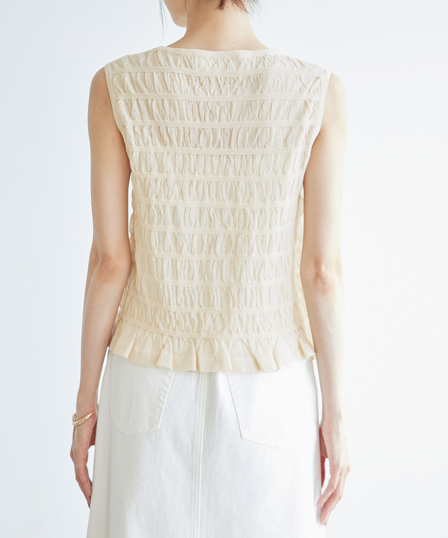 Rope&rsquo;Picnic「シアーシャーリングニットプルオーバー」|ニット・セーター|