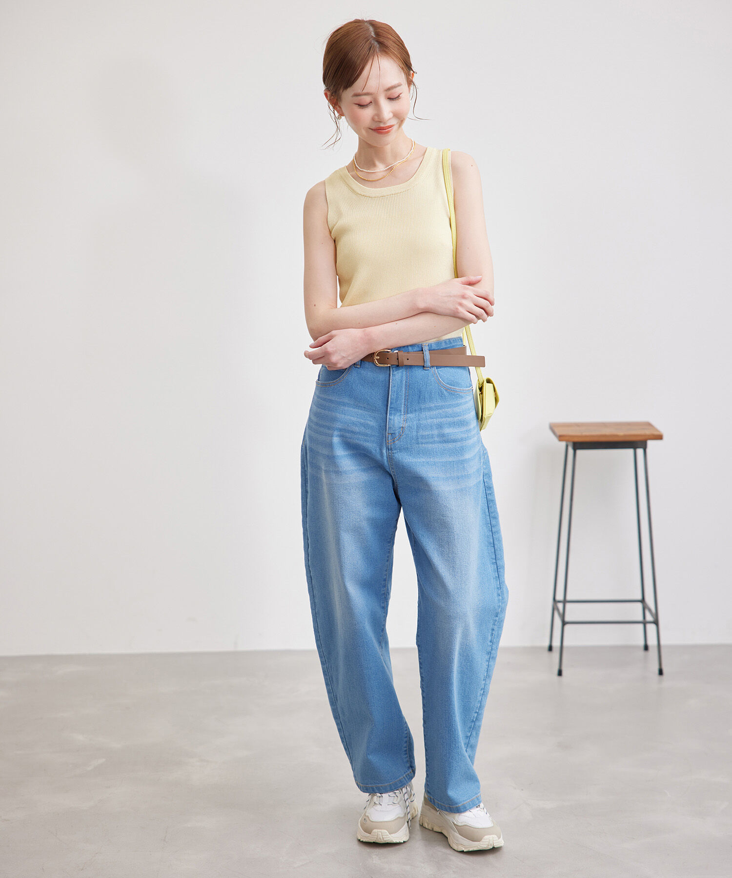 Rope&rsquo;Picnic「メタルライクヤーンニットインナー」|タンクトップ|