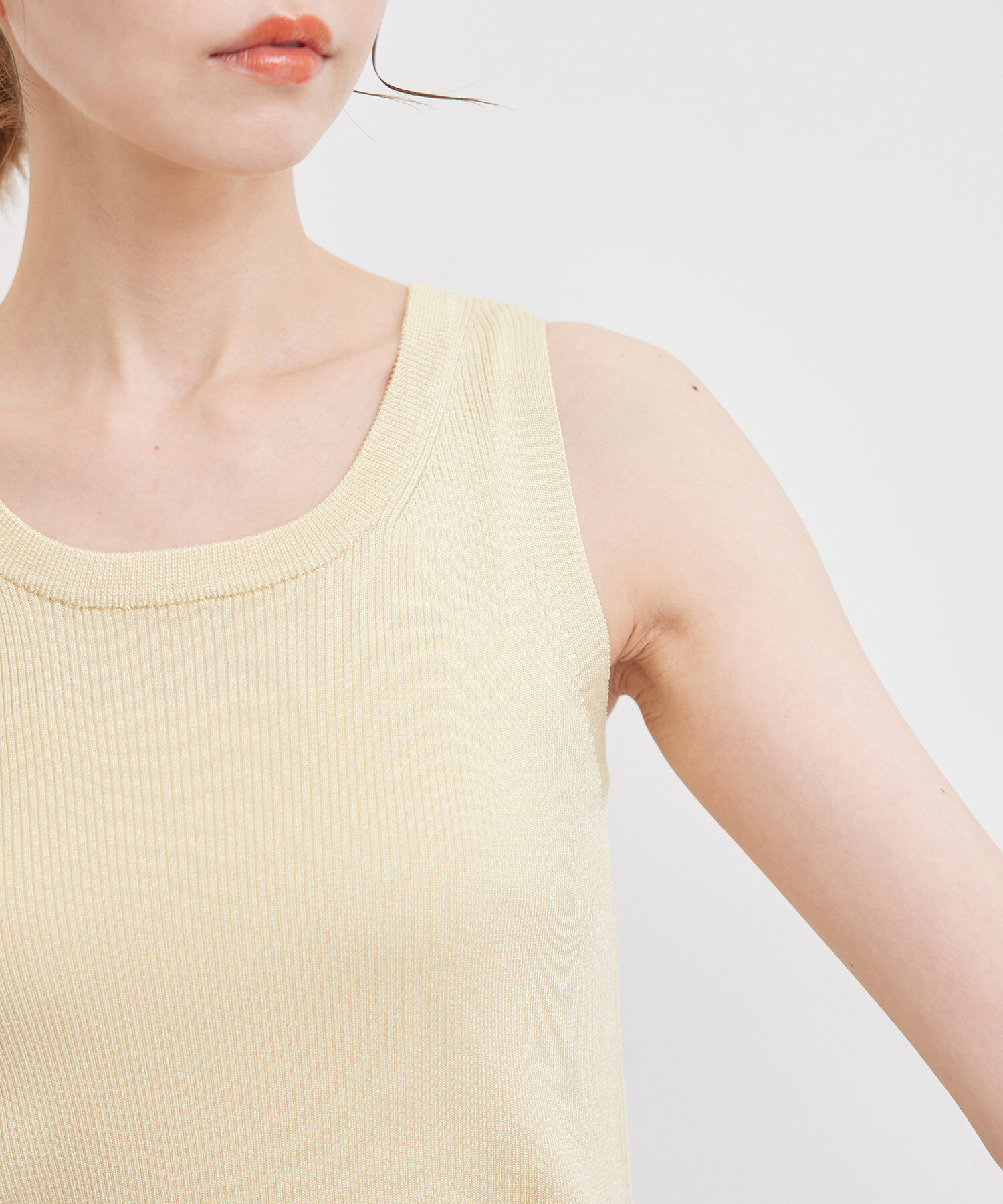 Rope&rsquo;Picnic「メタルライクヤーンニットインナー」|タンクトップ|