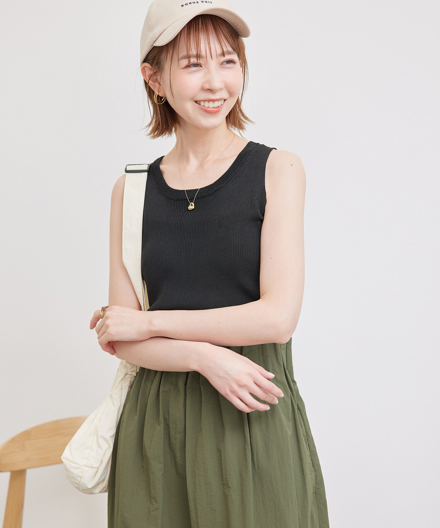 Rope&rsquo;Picnic「メタルライクヤーンニットインナー」|タンクトップ|