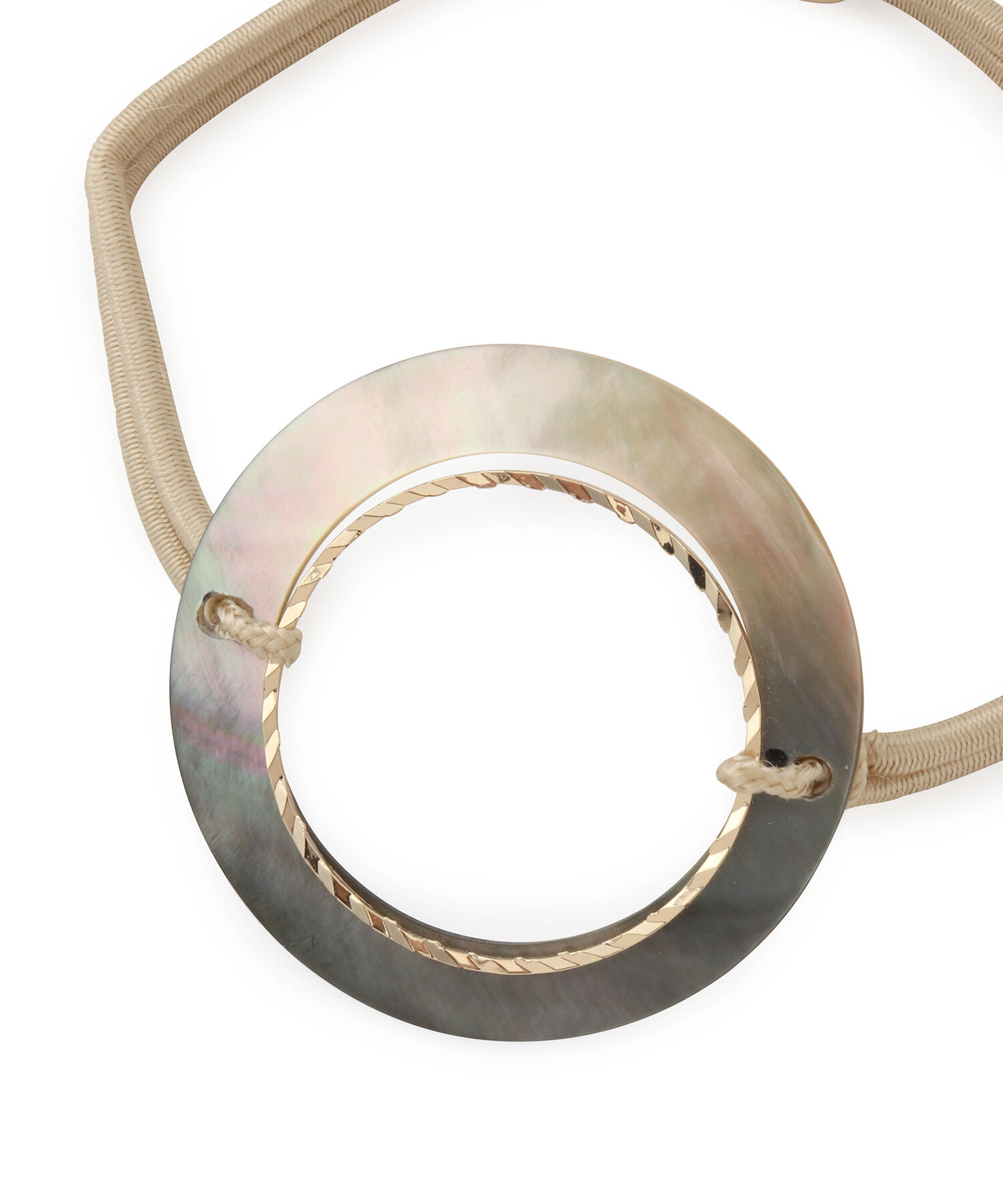 ROPE PICNIC PASSAGE「シェルサークルヘアポニー」|ヘアゴム・シュシュ|