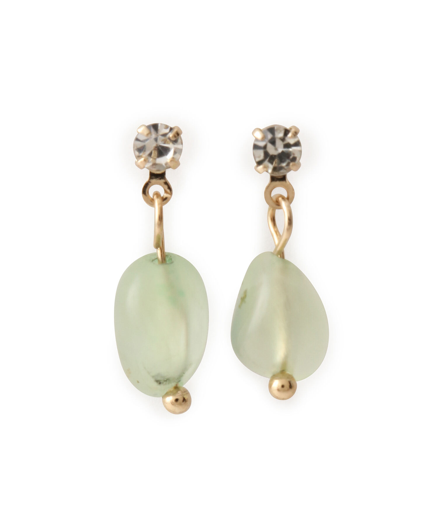 ROPE PICNIC PASSAGE「クリアカラーストーンピアス」|ピアス|