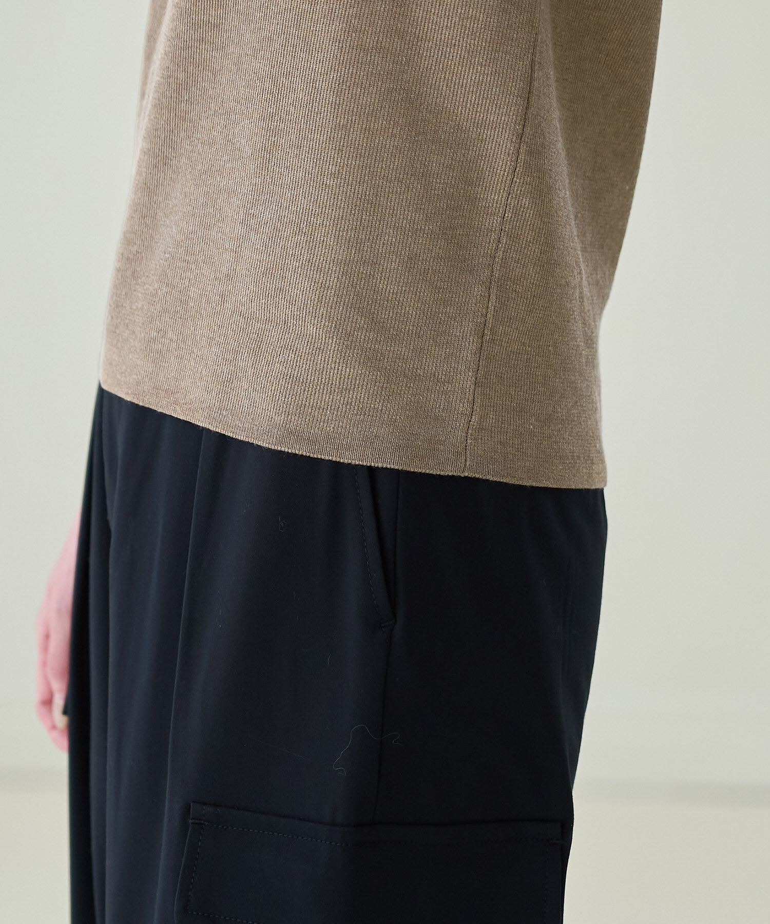 Rope&rsquo;Picnic「スパークナイロンゼロスリーブニットプルオーバー」|ニット・セーター|