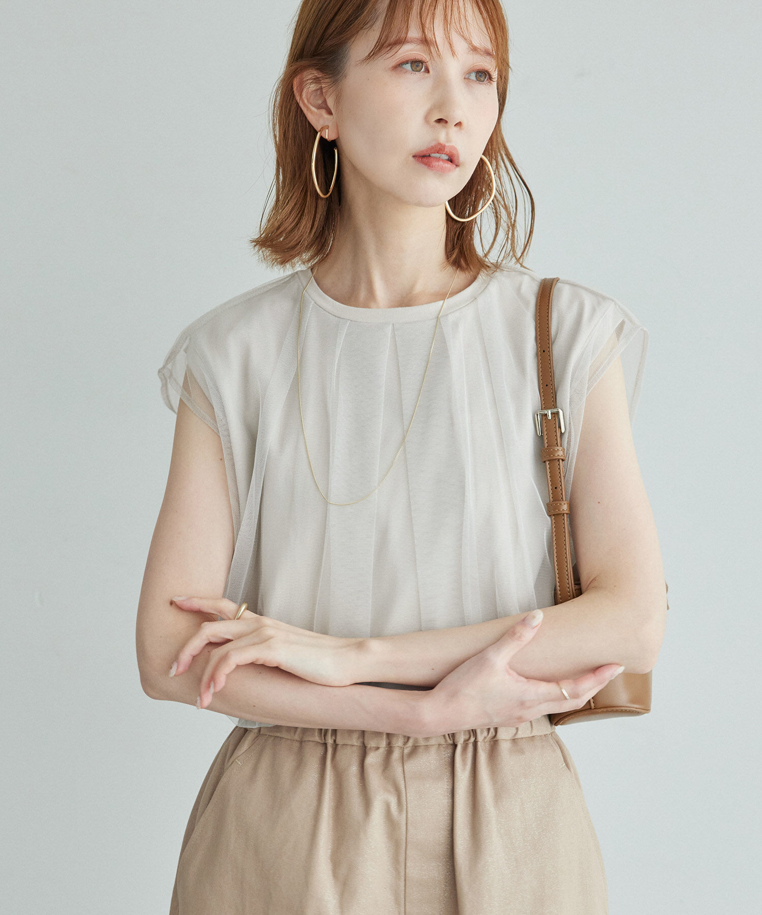 Rope&rsquo;Picnic「チュールカットトップス」|Tシャツ・カットソー|