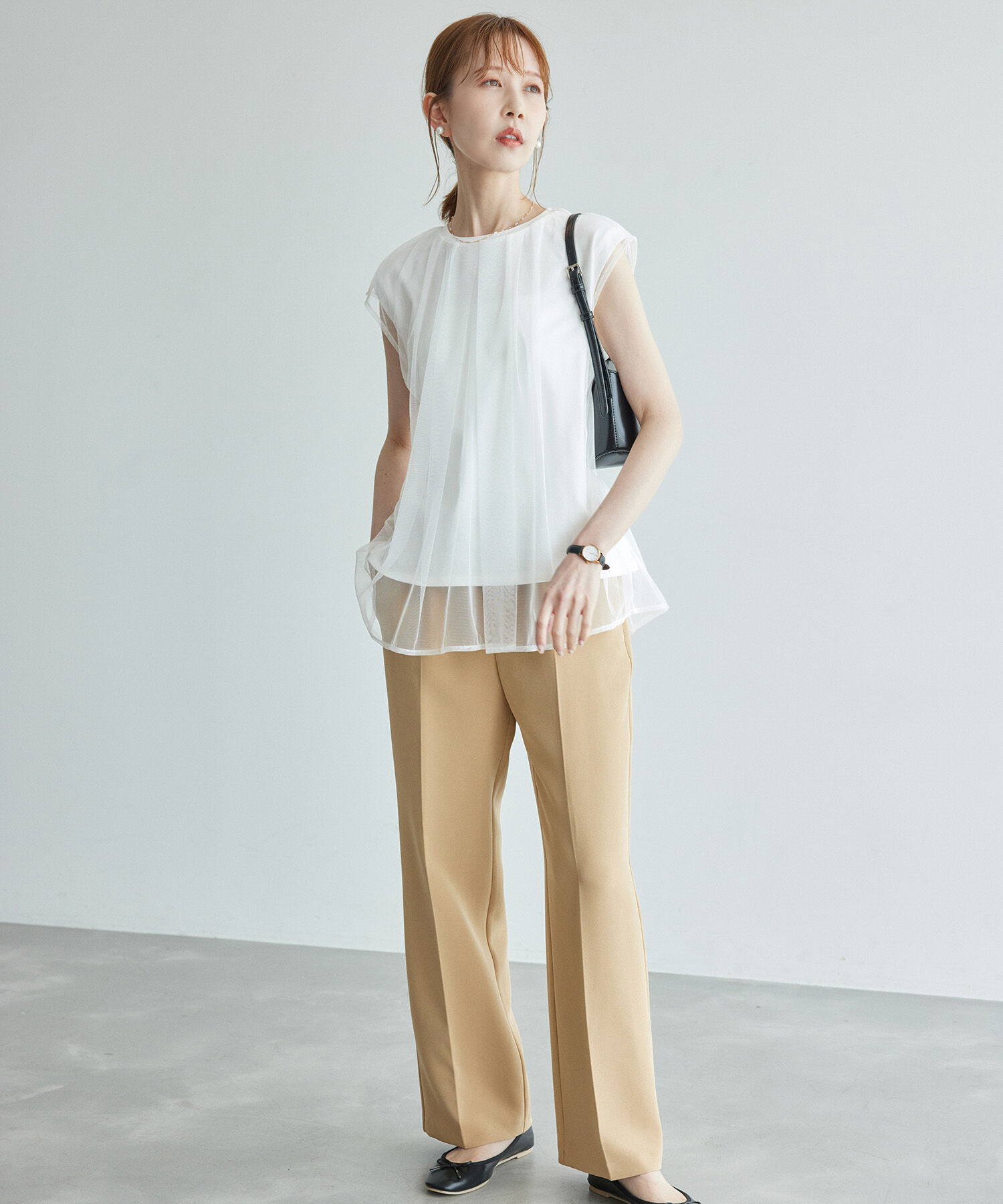 Rope&rsquo;Picnic「チュールカットトップス」|Tシャツ・カットソー|