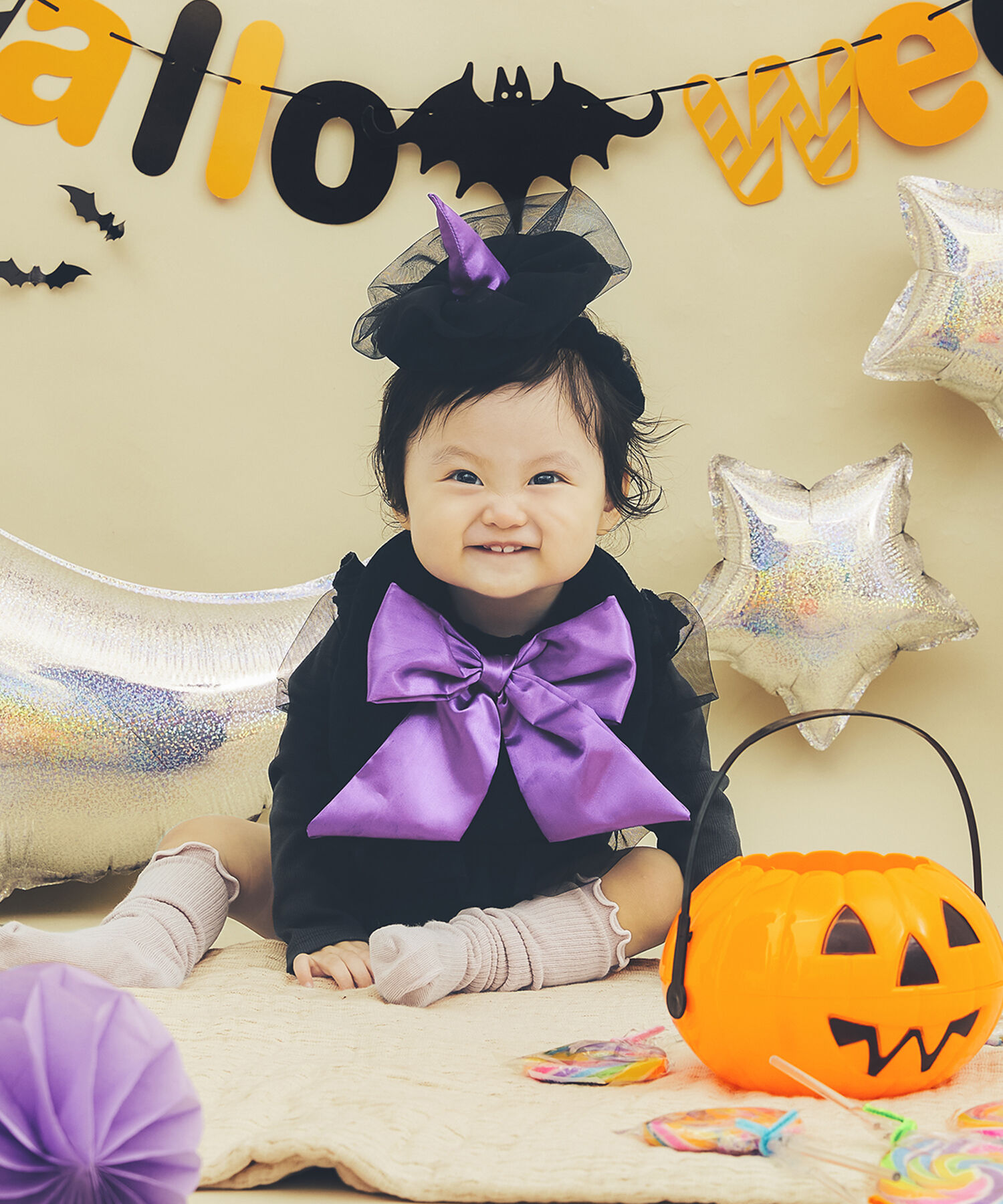 ROPE PICNIC PASSAGE「【BABY】ハロウィン魔女セット」|その他ベビー用品|ブラック(01)
