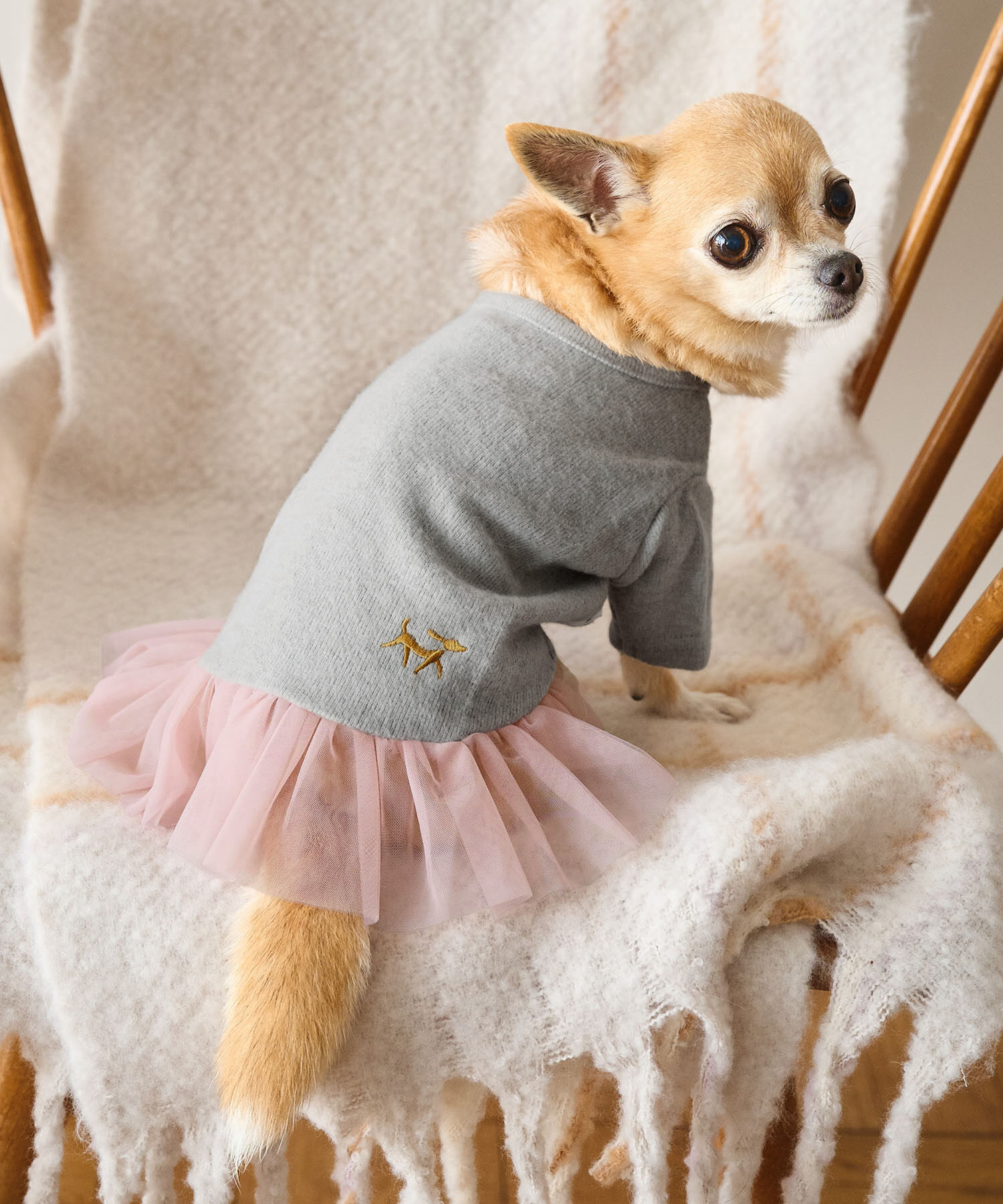 ROPE PICNIC PASSAGE「【DOG】ドッキングチュールスカート」|その他|ピンク(63)