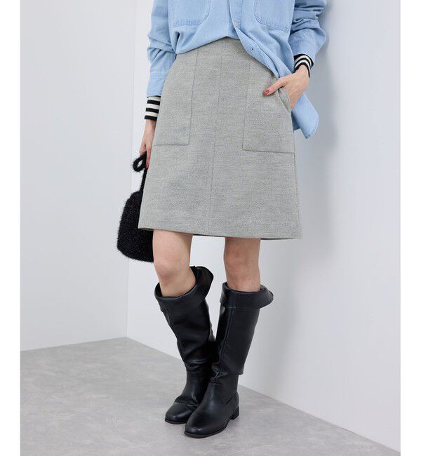 Rope&rsquo;Picnic「ジャージメルトンスカート」|スカート|