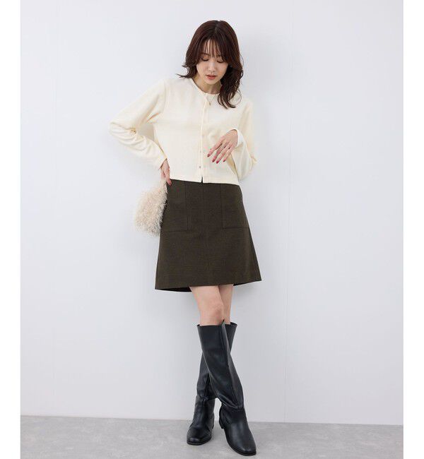 Rope&rsquo;Picnic「ジャージメルトンスカート」|スカート|