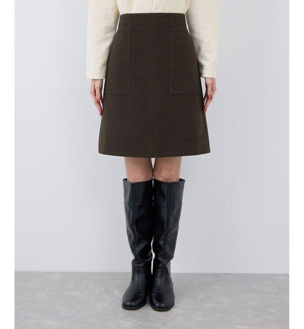 Rope&rsquo;Picnic「ジャージメルトンスカート」|スカート|