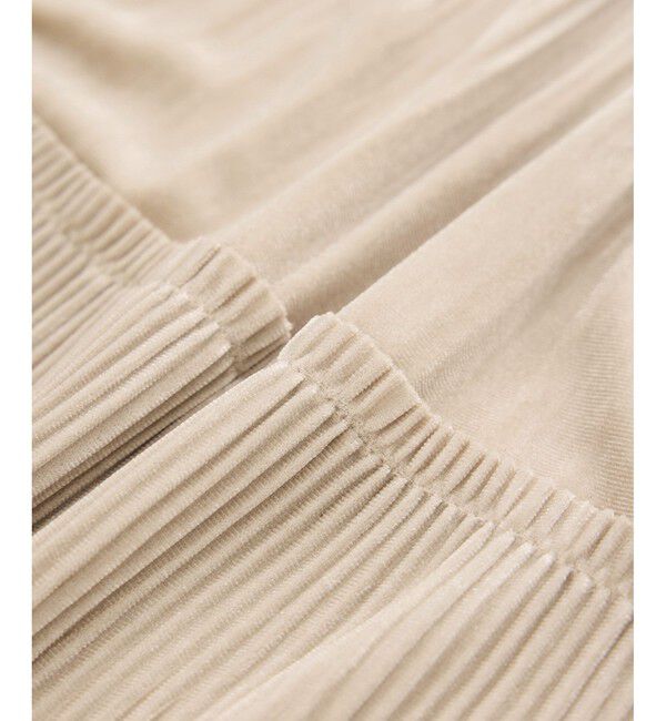 Rope&rsquo;Picnic「【emur/エミュール】ベロアプリーツスカート」|スカート|