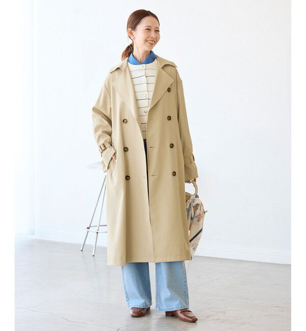 Rope&rsquo;Picnic「撥水加工・花粉ガード/トレンチコート」|トレンチコート|