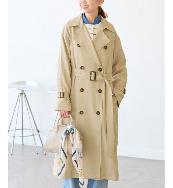 Rope&rsquo;Picnic「撥水加工・花粉ガード/トレンチコート」|トレンチコート|