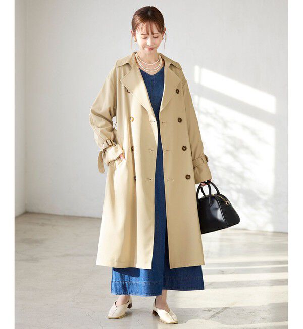 Rope&rsquo;Picnic「撥水加工・花粉ガード/トレンチコート」|トレンチコート|