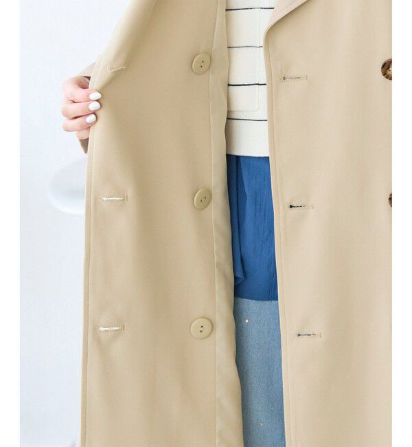 Rope&rsquo;Picnic「撥水加工・花粉ガード/トレンチコート」|トレンチコート|