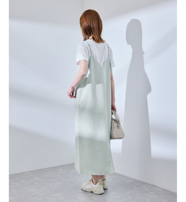 Rope&rsquo;Picnic「【UVケア・遮熱】Comfort Seriesコンフォートシリーズ/Vネックキャミワンピース」|ワンピース|