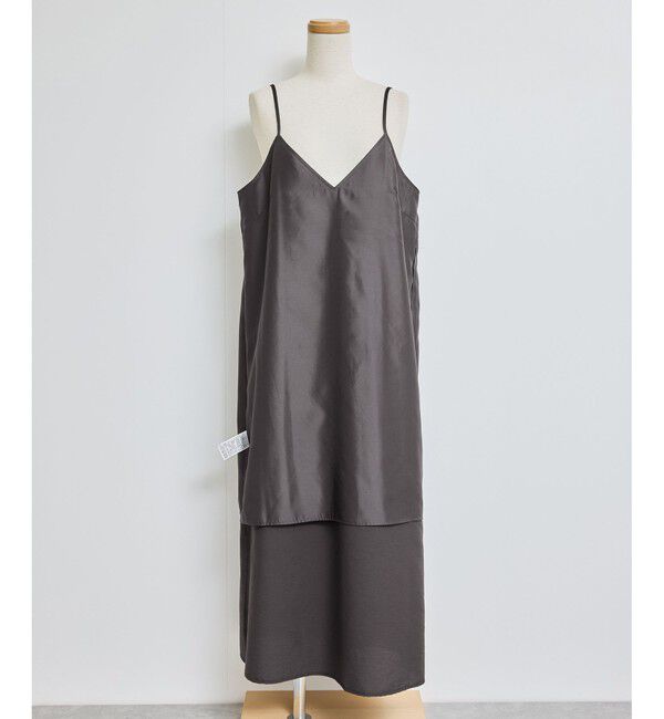 Rope&rsquo;Picnic「【UVケア・遮熱】Comfort Seriesコンフォートシリーズ/Vネックキャミワンピース」|ワンピース|