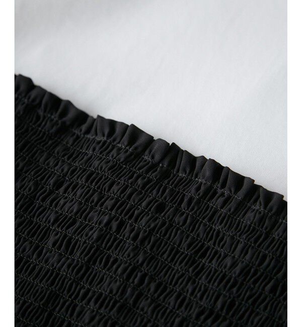 Rope&rsquo;Picnic「シャーリングビスチェ風ドッキングカットソー」|Tシャツ・カットソー|