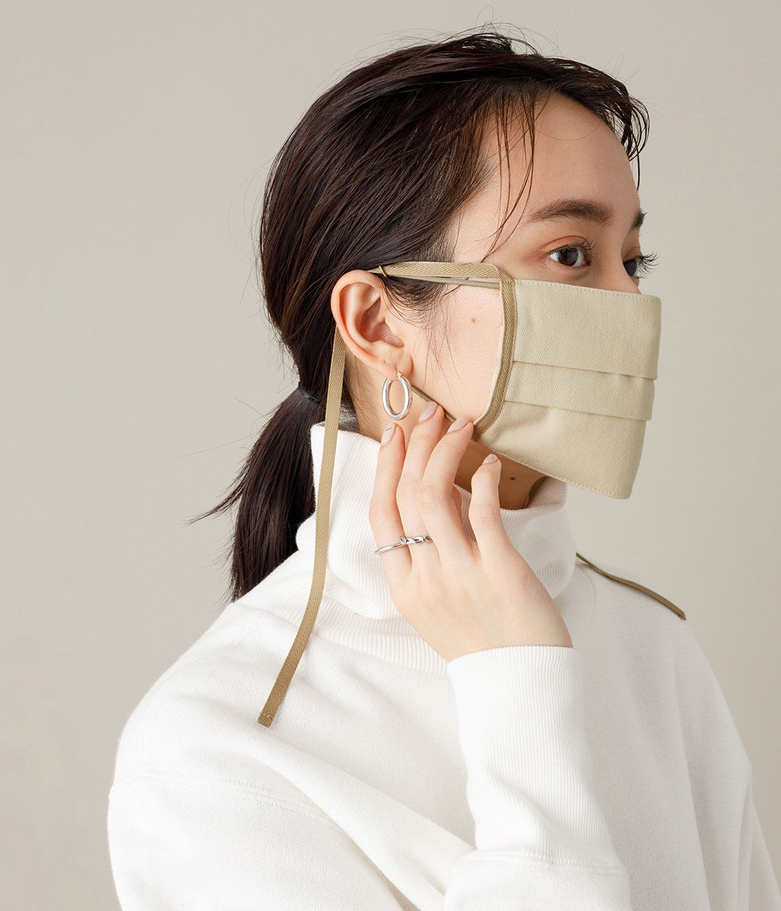 ADAM ET ROPE'「【WEB限定】イヤーリボンつきマスク」|その他|キナリ(16)