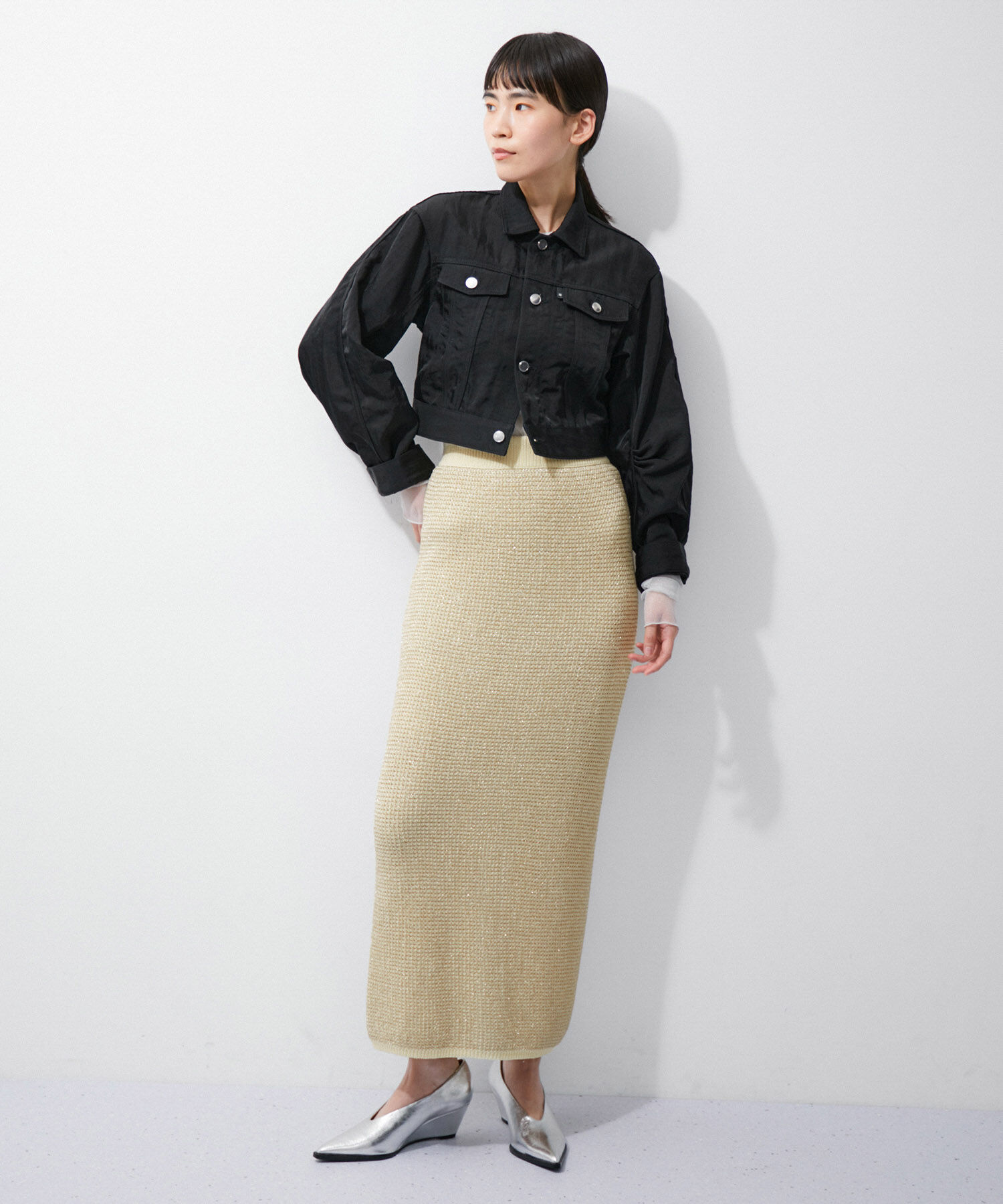 ADAM ET ROPE'「デニム＆チノショートGジャン」|デニムジャケット|