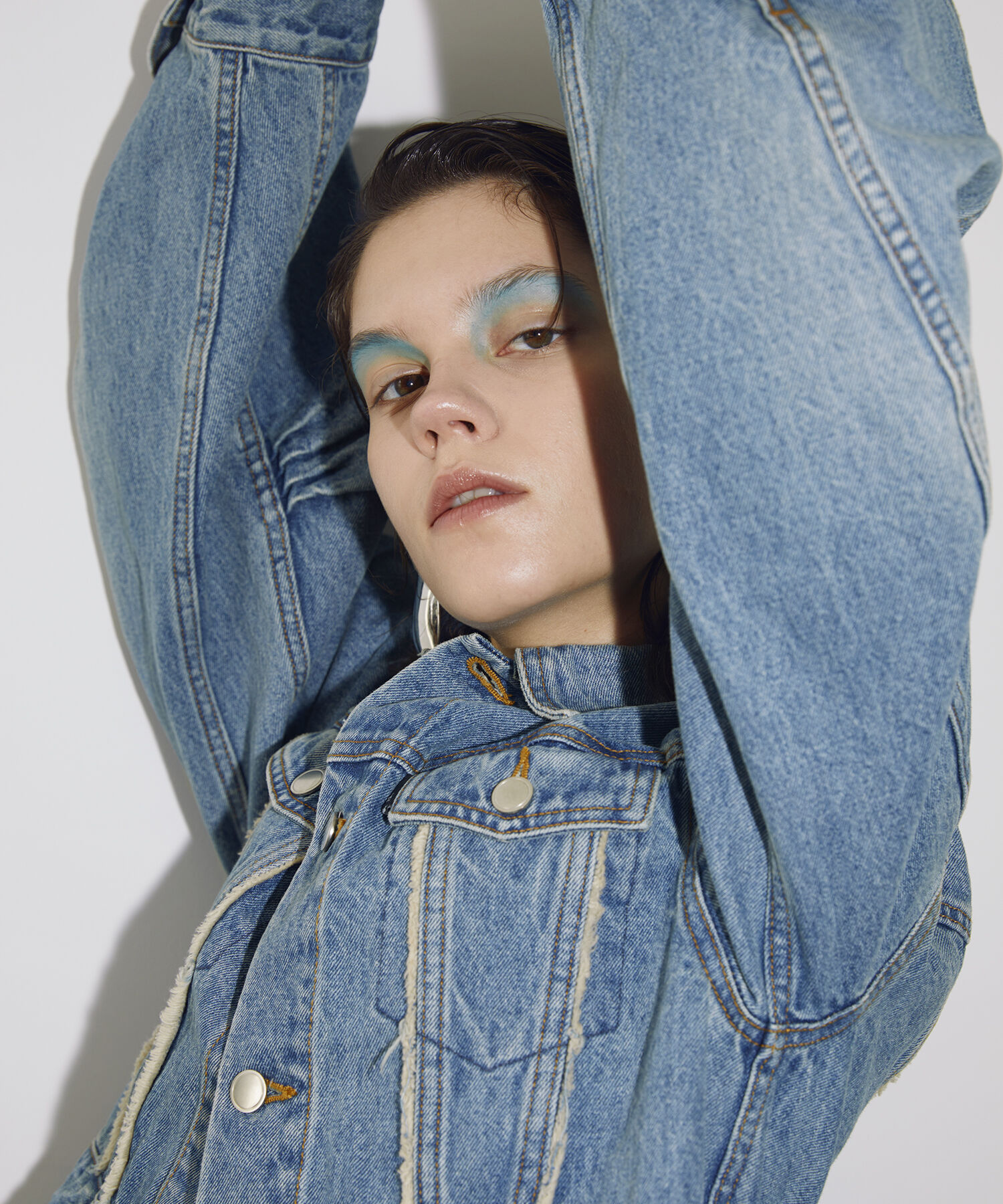 ADAM ET ROPE'「デニム＆チノショートGジャン」|デニムジャケット|