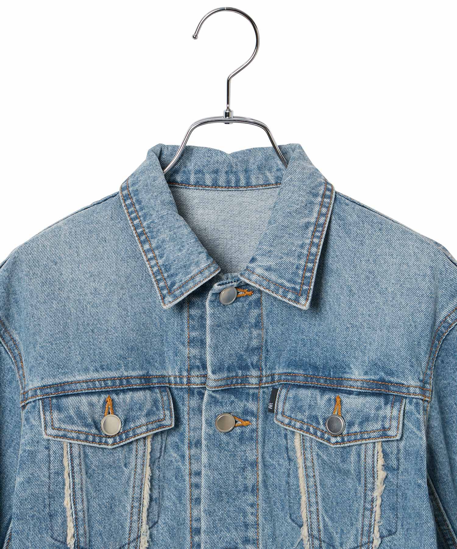 ADAM ET ROPE'「デニム＆チノショートGジャン」|デニムジャケット|