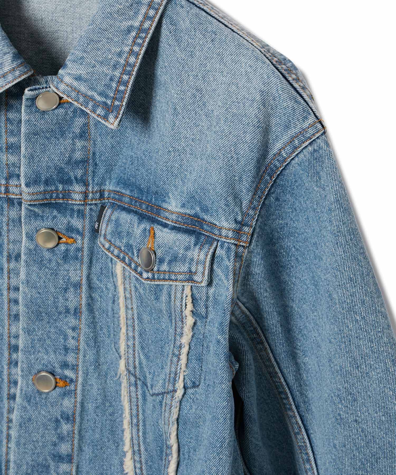 ADAM ET ROPE'「デニム＆チノショートGジャン」|デニムジャケット|