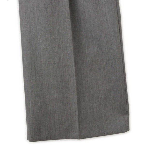 ADAM ET ROPE'「【防シワ】・【消臭】・【洗える】ウールギャバ2タックワイドスラックス」|スラックス|