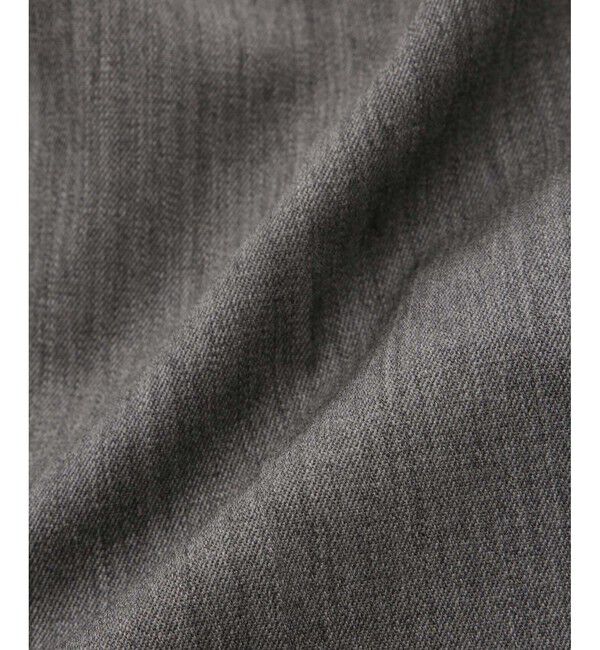 ADAM ET ROPE'「【防シワ】・【消臭】・【洗える】ウールギャバ2タックワイドスラックス」|スラックス|